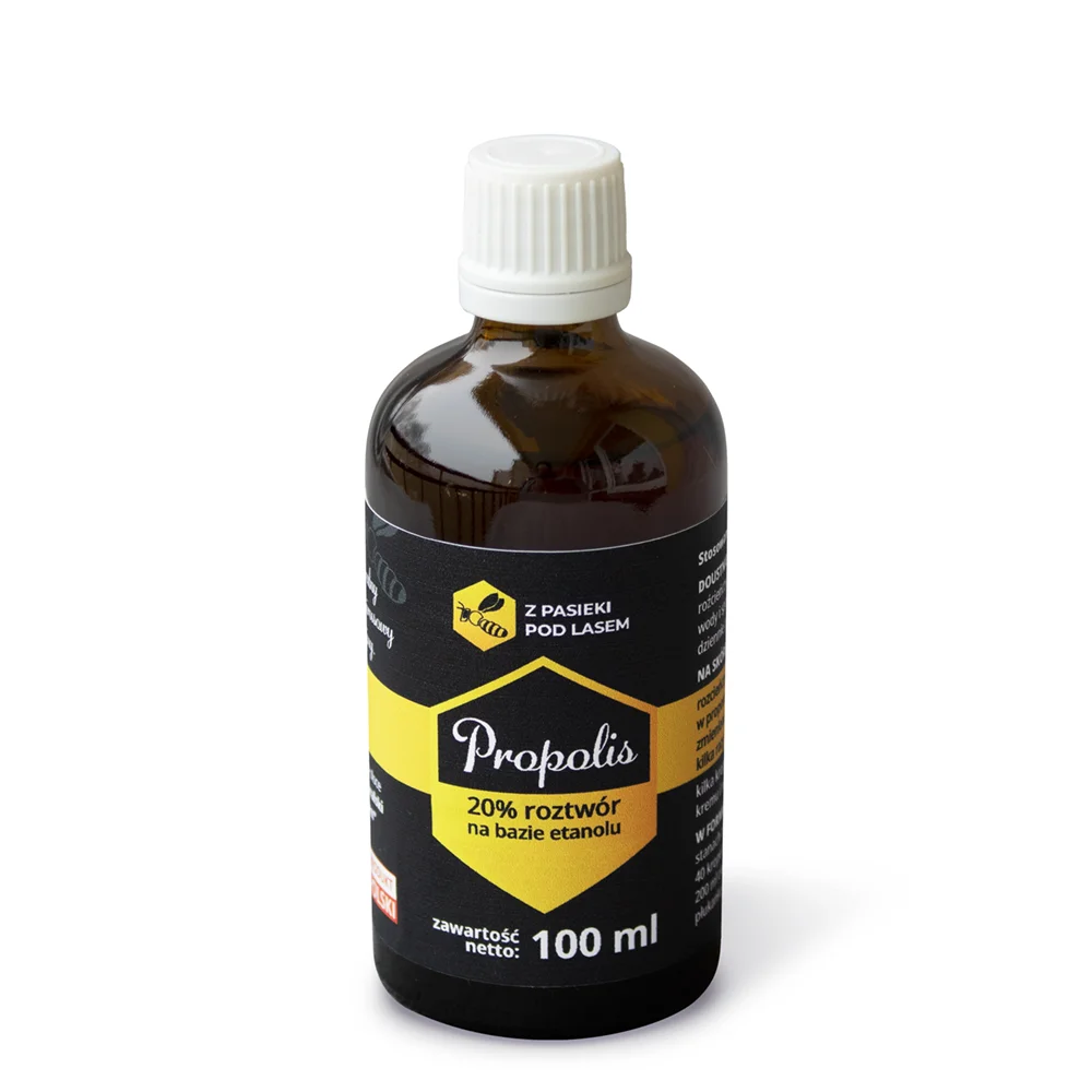 propolis w butelce z ciemnego szkła 100 ml